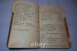 Civil War Antique Handwritten Notes Information Unique Historical Notebook
