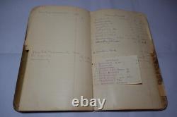 Civil War Antique Handwritten Notes Information Unique Historical Notebook