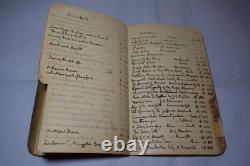 Civil War Antique Handwritten Notes Information Unique Historical Notebook