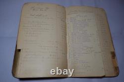 Civil War Antique Handwritten Notes Information Unique Historical Notebook