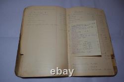Civil War Antique Handwritten Notes Information Unique Historical Notebook