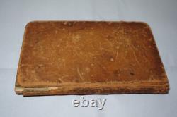 Civil War Antique Handwritten Notes Information Unique Historical Notebook