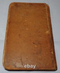 Civil War Antique Handwritten Notes Information Unique Historical Notebook