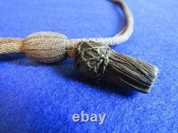 Civil War Antique Original Officers Hat Cord Military