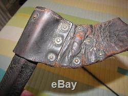 Civil War Bayonet 1855 socket bayonet & Scabbard, type three leather scabbard