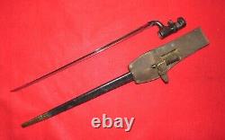 Civil War British. 577 Enfield Pattern Musket Bayonet withScabbard & Frog