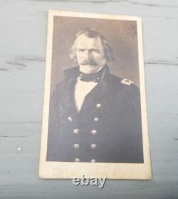 Civil War CDV Confederate General Albert Sydney Johnston- Baltimore Backmark