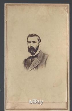 Civil War CDV Confederate General Richard Taylor Fought in Louisiana
