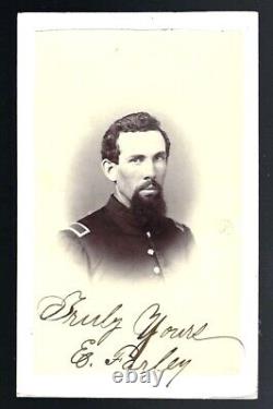 Civil War CDV Edwin Farley 8th Wisconsin Vols EagleRegiment, 3rds USCT