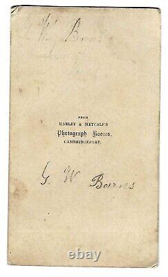 Civil War CDV George W Burns 29th Mass, 3rd Mass HA