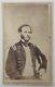 Civil War CDV Major General William T Sherman as Major General in Tennessee Rare