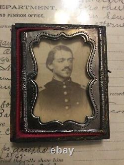 Civil War CDV Photo Gen. Joseph R. Bartlett Seneca Co. Ohio 1902 Pension Paper