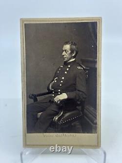 Civil War CDV Photo Matthew Brady E. Anthony General George A. McCall Rare