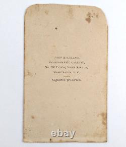 Civil War CDV Photo Two Soldiers Hand On Shoulder By John Holyland Washington DC