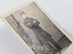 Civil War CDV Photo Union Officer Soldier By Hallett Bowery New York