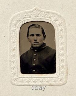 Civil War CDV Tintype Photo Album Maine Union Soldier William Sherman Tom Thumb