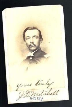 Civil War CDV Union Capt John D Mitchell 36th Ohio Vols