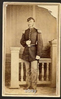 Civil War CDV Union Captain Daniel C Knowlton 114th NYVI KIA Cedar Creek