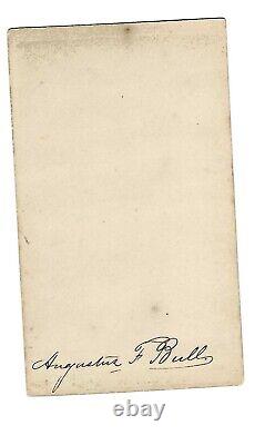 Civil War CDV Union Corporal Augustus F Bull 6th Connecticut Vols