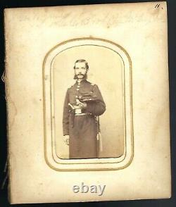 Civil War CDV Union Lt George W James 10th Maryland Infantry US