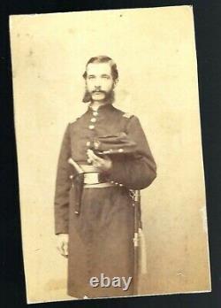 Civil War CDV Union Lt George W James 10th Maryland Infantry US