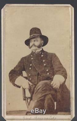 Civil War CDV of Ambrose Burnside in Tennessee Brigadier General 17
