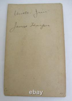 Civil War CDV of James Wallace Harper, Captain, 25th Iowa, Co. 1