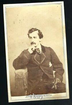 Civil War CDV of John Wilkes Booth a