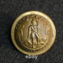Civil War CSA Virginia Officers Uniform Button'Scovill Mfg Co Waterbury' NonDug