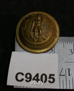 Civil War CSA Virginia Officers Uniform Button'Scovill Mfg Co Waterbury' NonDug