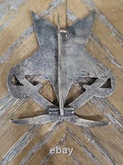 Civil War Calvary 12/20th 14th Corps Badge With Crossed Swords