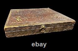 Civil War Calvaryman Soldier US Flag Tents Tintype Photograph 6th Plate Org Case