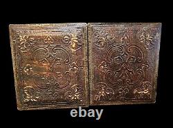 Civil War Calvaryman Soldier US Flag Tents Tintype Photograph 6th Plate Org Case
