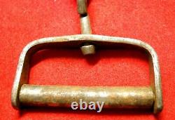 Civil War Carbine Sling Brass Buckle & Tip & iron Snaplink Original, but never m