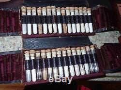 Civil War Carried Pocket Apothecary with Contents & Scalpel Set Custer Provenance