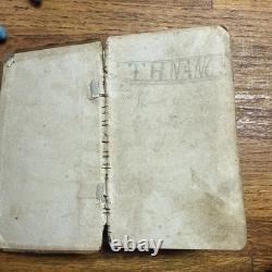 Civil War Confederate 1863 Blockade Bible Mississippi Gettysburg Blockade Rare