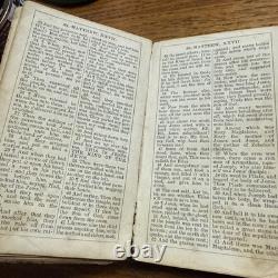 Civil War Confederate 1863 Blockade Bible Mississippi Gettysburg Blockade Rare