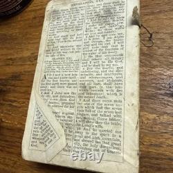 Civil War Confederate 1863 Blockade Bible Mississippi Gettysburg Blockade Rare