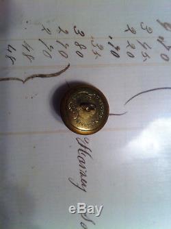 Civil War Confederate Army Officers button