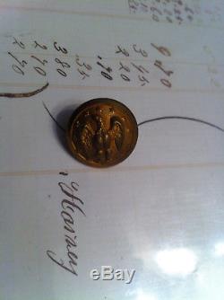 Civil War Confederate Army Officers button