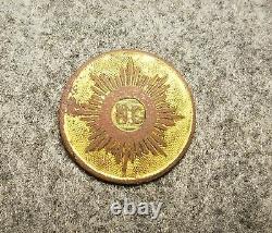 Civil War Confederate Cast North Carolina Star Button 22mm NC14 Loaded with GOLD