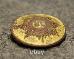 Civil War Confederate Cast North Carolina Star Button 22mm NC14 Loaded with GOLD