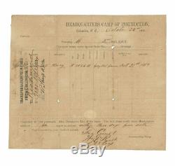 Civil War Confederate Document Assigning James Chesnut to 2nd South Carolina Vol