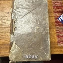 Civil War Confederate Georgia 1863 Bible Rock Island Prison POW Owned Signed