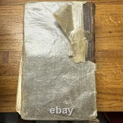 Civil War Confederate Georgia 1863 Bible Rock Island Prison POW Owned Signed