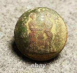 Civil War Confederate Kentucky Military Institute Button Rare 21.1mm