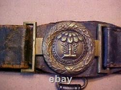 Civil War Confederate SC SWORD BELT & PLATE All Original & Genuine RARE FIND