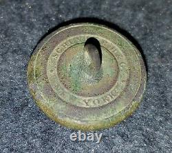 Civil War Confederate South Carolina Button Dug Rappahannock Station, Va. 23mm