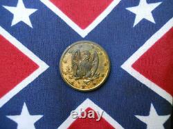 Civil War Confederate Staff CSA dug relic coat button battle of Spotsylvania VA