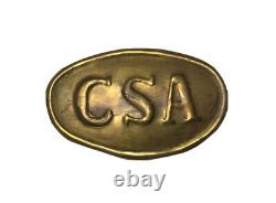 Civil War Confederate Sword Or Belt Plate authentic CSA